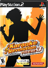 Karaoke Revolution 3 w/ Microphone Playstation 2 US box art